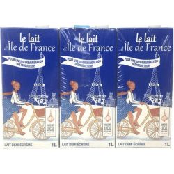 L St Denis Lait D'Ile-De-France Demi-Écrémé : Le Pack De 6 Briques D'1L