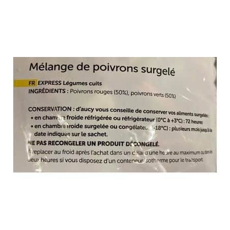 D'Aucy 2.5Kg Meli Melo Poivrons Rouges Et Verts Daucy