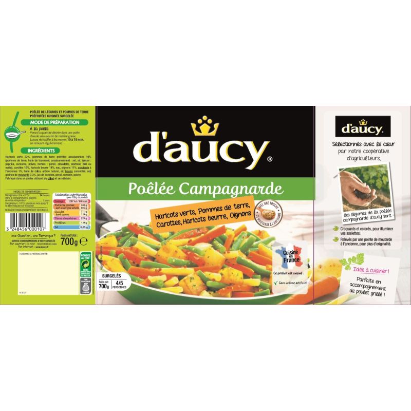 D'Aucy Daucy Poelee Campagnarde 700G