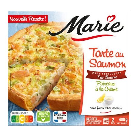 Marie Tarte Saumon Et Poix400G