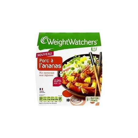 Weight Watchers W.W Porc Ananas Riz Canto 300G