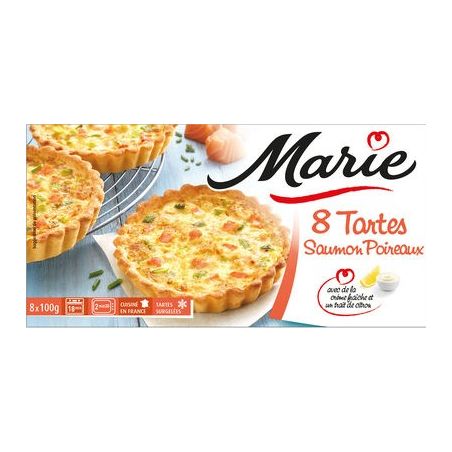 Marie Tarte Saumon X8 800G