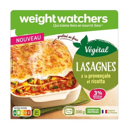 Lasagnes a la provencale et ricotta - Weight Watchers - 300 g