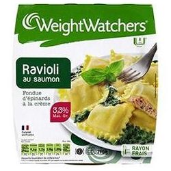 Weight Watchers 290G Ravioli Au Saumon Fondue D Epinards A La Creme W