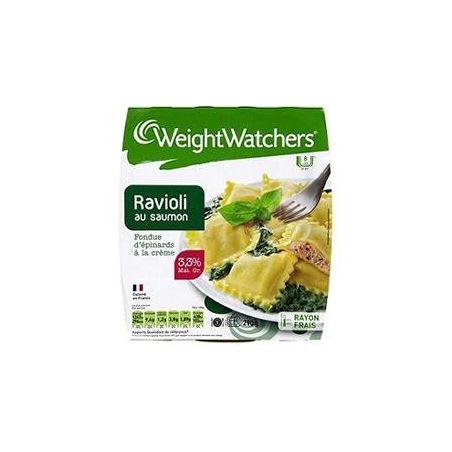 Weight Watchers 290G Ravioli Au Saumon Fondue D Epinards A La Creme W
