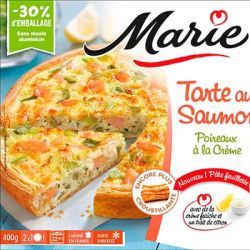 Marie Tarte Saumon, Poireaux, Fromage Frais 400G