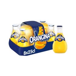 Orangina Soda Orange : Le Pack De 8 Bouteilles 25Cl