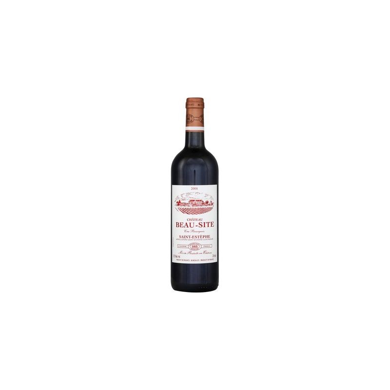 Château Beau-Site Chateau Beau Site Vin Rouge Cru Bourgeois Saint Estèphe 2013 : La Bouteille De 75Cl