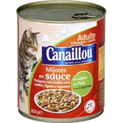 Canaillou Mijoté En Sauce Au Lapin, Foie Et Aux Légumes 800G