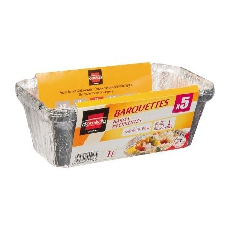 Domedia Barquettes Alu 1L