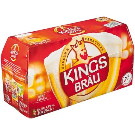 Kingsbrau Biere Btl 10X25Cl