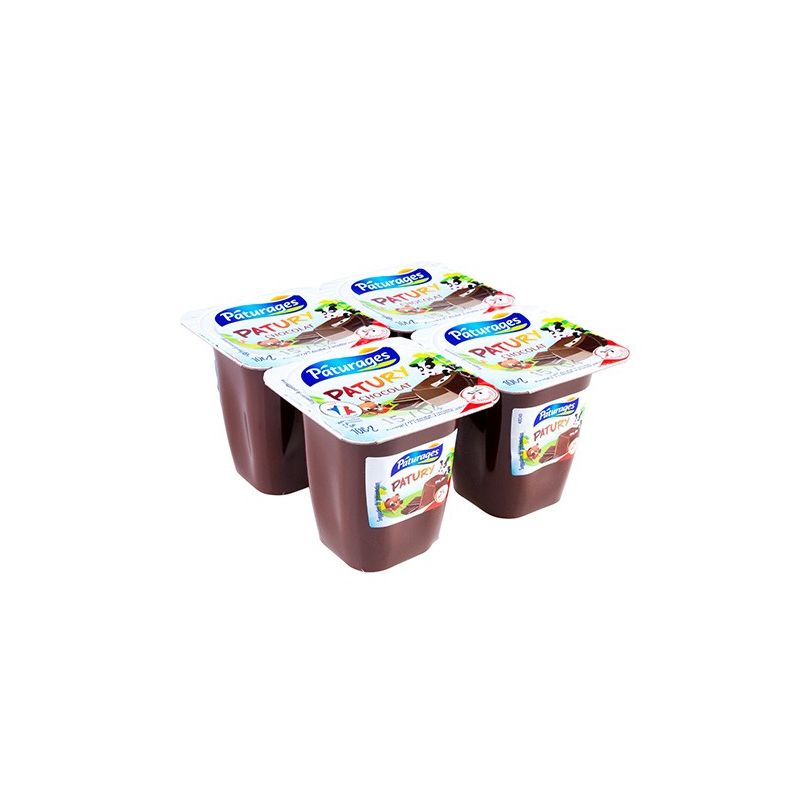 Paturages Patury Gelifie Choco 4X100G