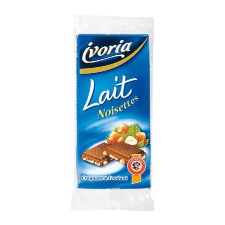 Ivoria Lait Noisettes 2X100G