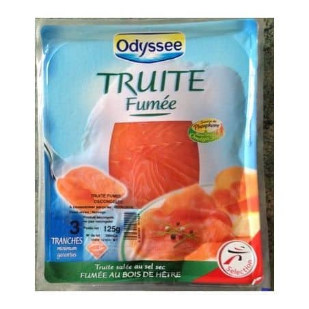 Odyssee Truite Fumee 125Gr