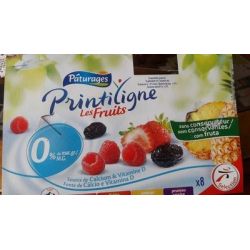 Paturages Print 0%0% Yt Fruits 8X125G