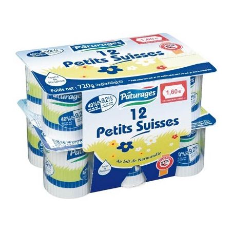 Paturages Pat Suisses Nat 9.2%Mg 12X60G