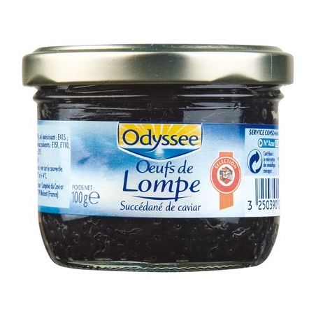Odyssee Œufs Lompe Noirs 100G