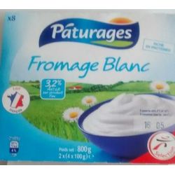 Paturages Pat Ff Nature 3.2%Mg 8X100G