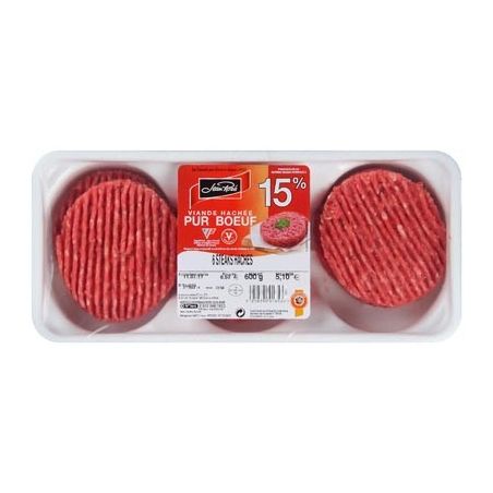 Jean Roze Jroze Steack Hache 15% 6X100G