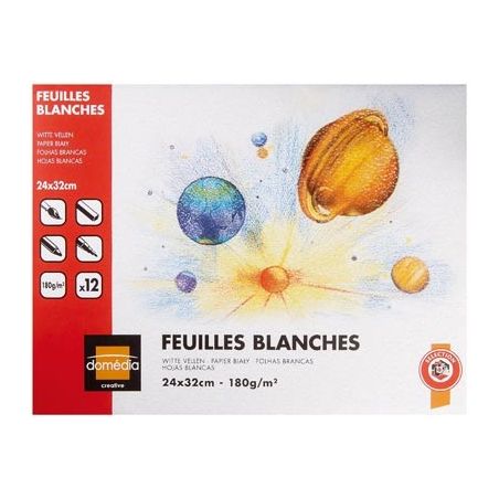 Domedia 12 Feuil.Dessin 24X32