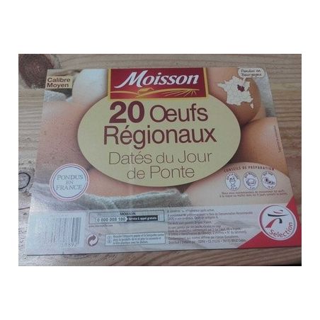 Moisson 20 Œufs Djp M Reg