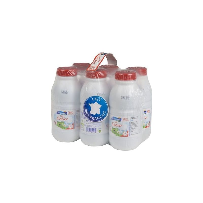 Paturages Pat Lait Uht Entier Bt 6X50Cl