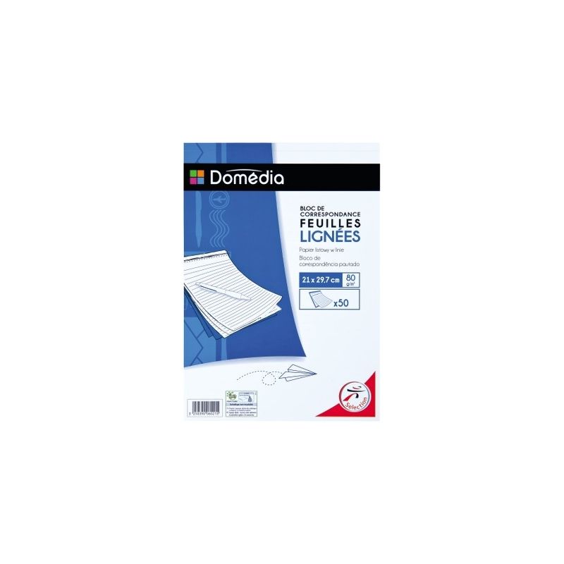 Domedia Bloc Corresp.Ligne A4