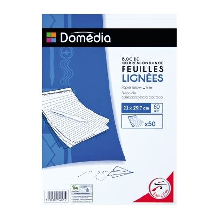 Domedia Bloc Corresp.Ligne A4