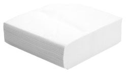 Domedia 100 Serviettes Blanc 33X33Cm