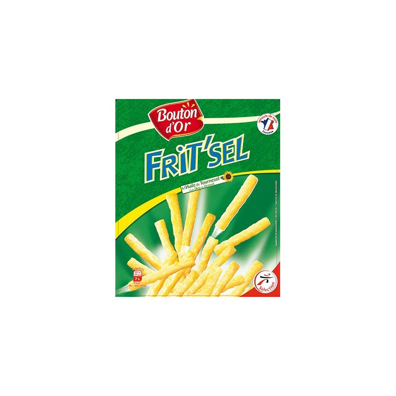 Bouton Or D'Or Frit Sel 80G