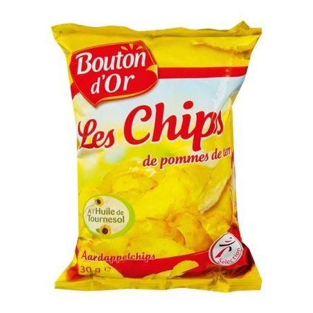 Bouton Or D Chips Nature 6X30G