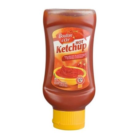 Bouton D'Or Ketchup Épicé Flacon Souple 560 G