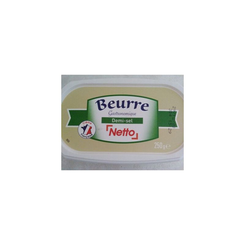 Netto Beurrier 1/2 Sel 250G