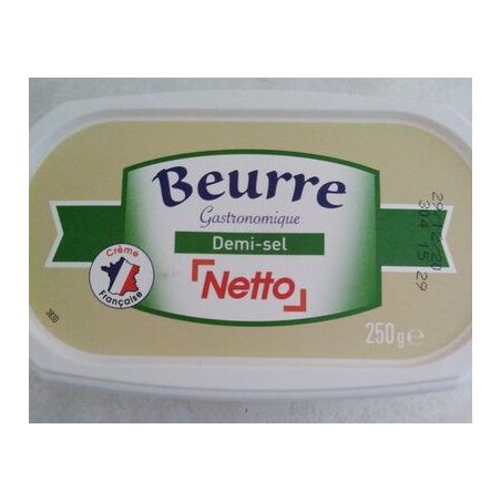 Netto Beurrier 1/2 Sel 250G