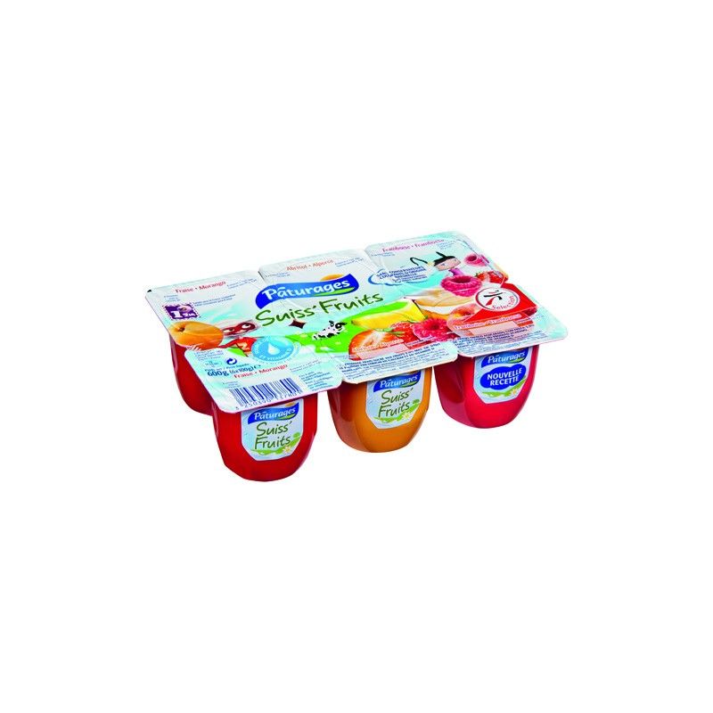 Paturages Pat.Suiss Fruit2.9%Mg 6X100G