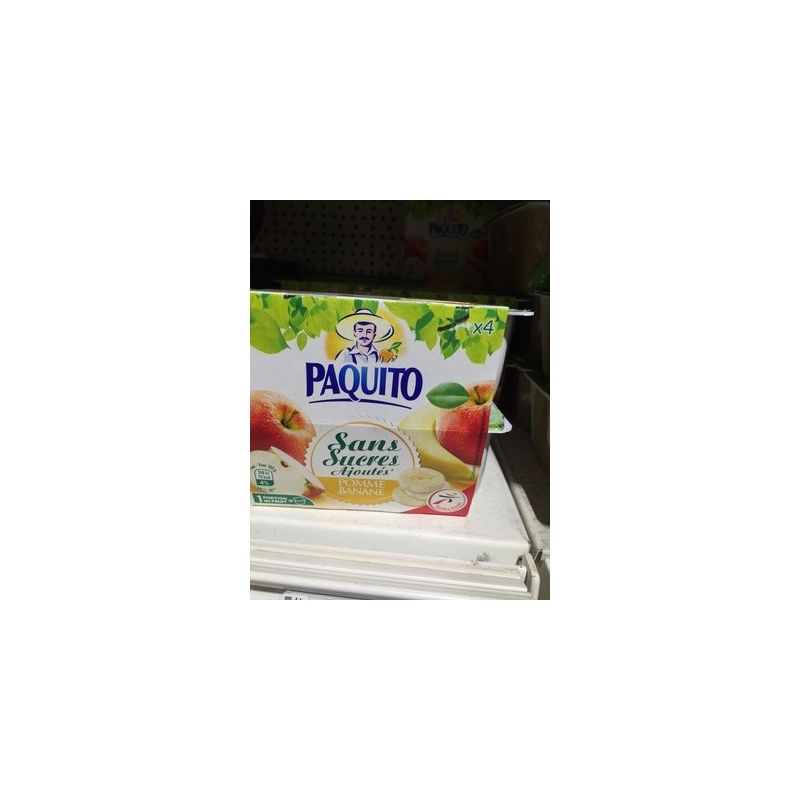 Paquito Pom/Banan Ssucre4X100G