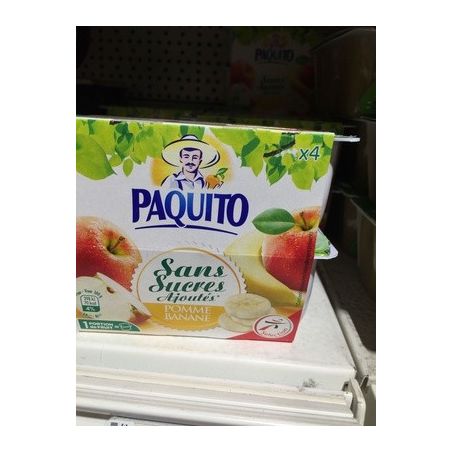 Paquito Pom/Banan Ssucre4X100G