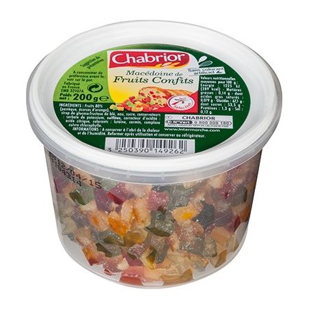 Chabrior Chabr Macedoine Fr.Confit200G