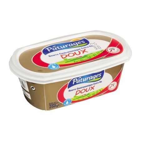 Paturages Pat Beurre Ex Fin Doux Bq 250G