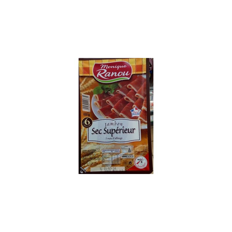 Ranou Jambon Sec Sup 6T 150G