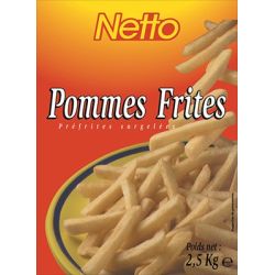 Netto Pommes Frites 2.5 Kg