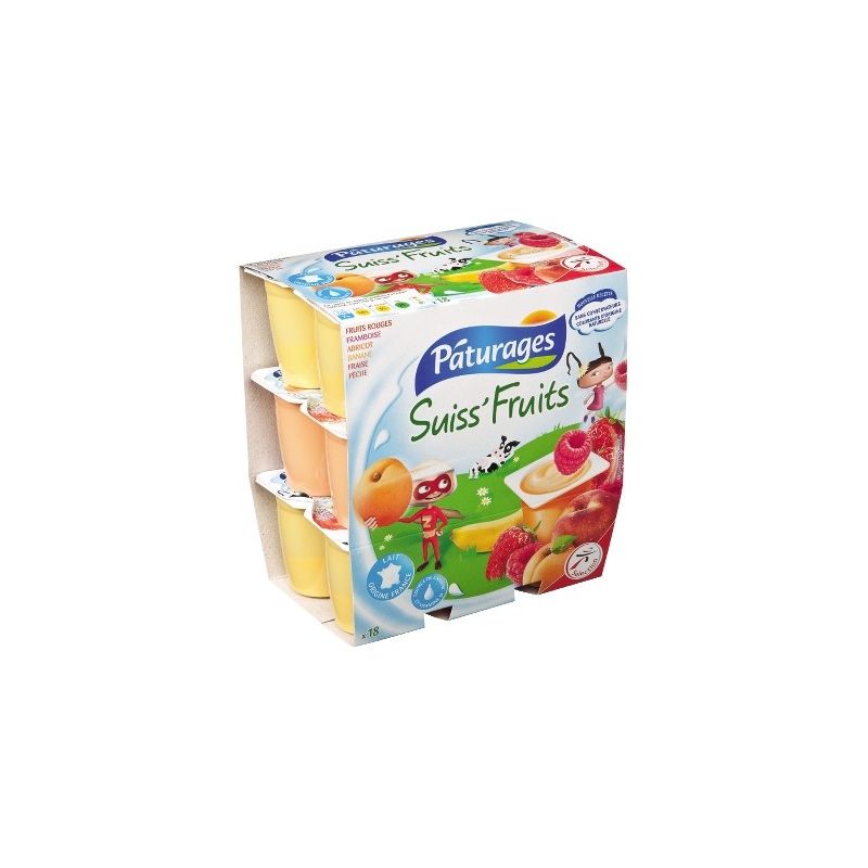 Paturages Pat.Suiss Fruit2.9%Mg 18X50G