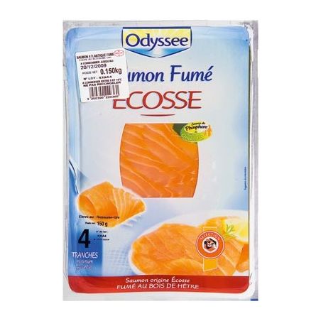 Odyssee Odys.Saumon Fume Ecossais 150