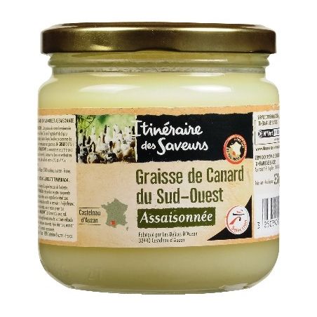 Itinéraire Des Saveurs Ids Graisse Canard Bocal 330 G