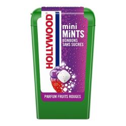 Hollywood Bonbons Mints Fruits Rouge Mini : La Boite De 12,5G