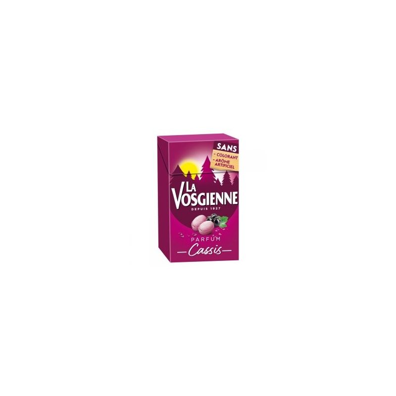 La Vosgienne Bonbons Goût Cassis En Format Étui 36G