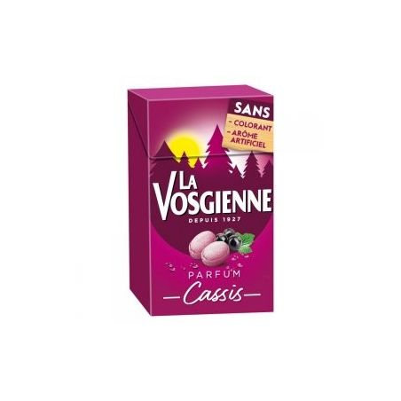 La Vosgienne Bonbons Goût Cassis En Format Étui 36G