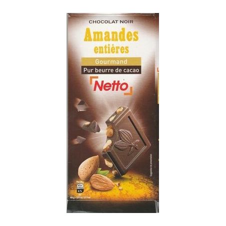 Netto Noir Amandes 200 G