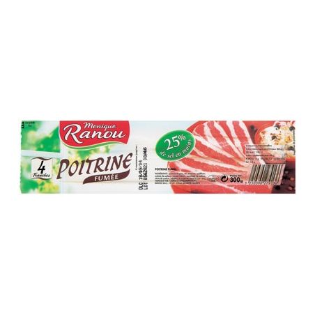 Ranou Poitrine Fumee 4Tr. 300G