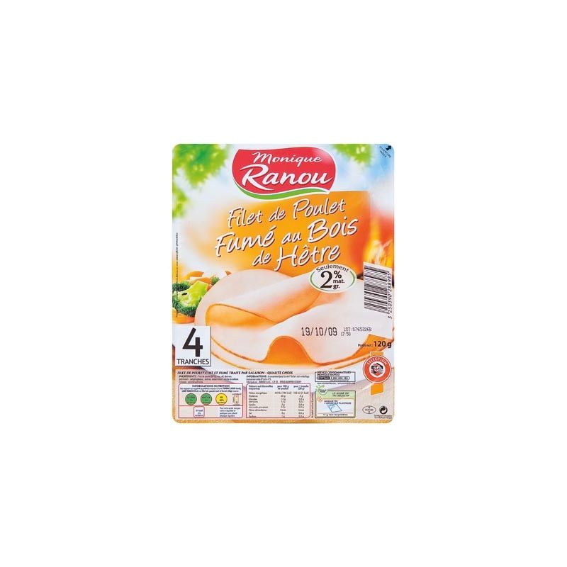 Ranou Flt Poulet Fume 4T 120G